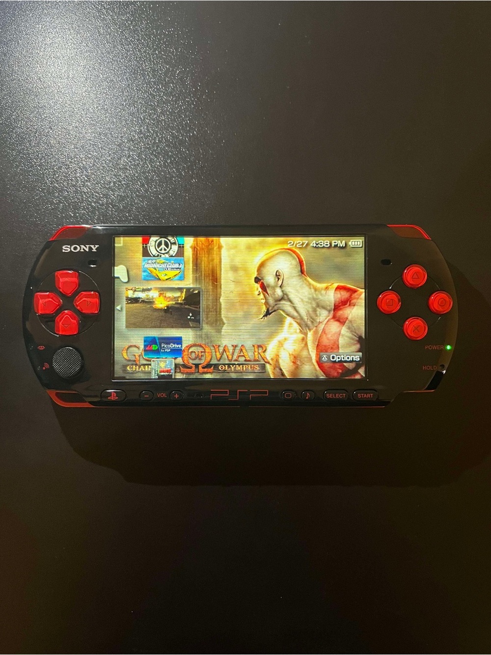 God of War Sony PSP Handheld Gaming Console